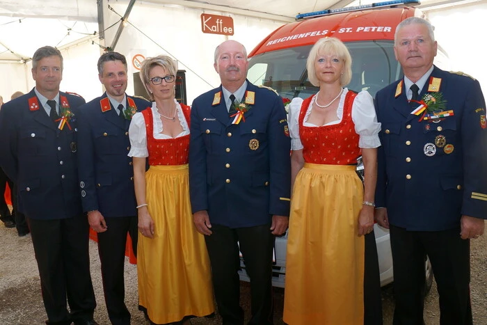 von links: Manfred Führer, Wolfgang Schmerlaib, Silvia Schmerlaib, Wolfgang Weishaupt, Sigrid Steinkellner und Alex Steinkellner