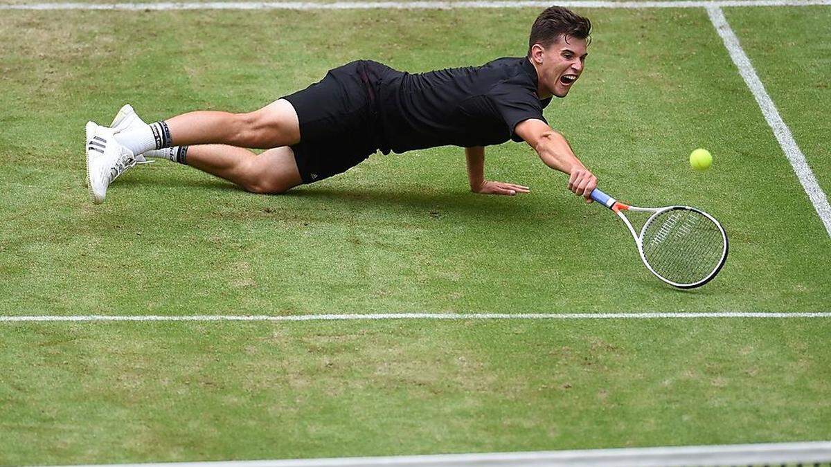 In der vergangenen Saison kam Dominic Thiem in Halle bis ins Semifinale