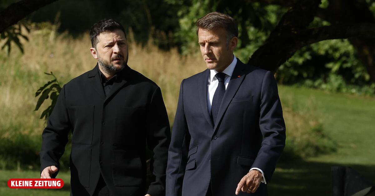 Frankreich: Der ukrainische Präsident Selenskyj trifft beim G7-Gipfel ein