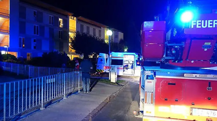 Die FF Lienz rückte mit sieben Fahrzeugen aus 