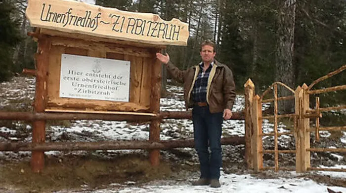 Innerhalb von rund zwei Jahren wurde die Idee eines Urnenfriedhofs am Zirbitzkogel realisiert. Gottfried Eichhöbl war der Initiator	