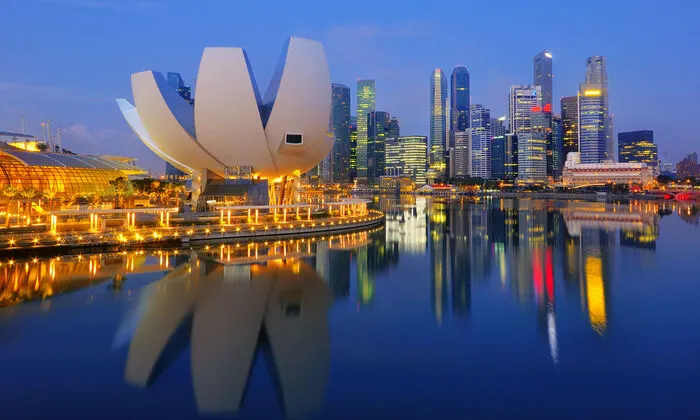 Glitzernde Metropole: Singapur
