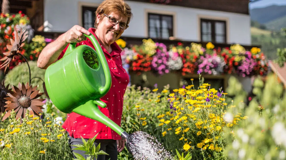 "Im Garten habe ich wieder Kraft bekommen" sagt Gretl Brugger