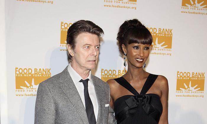 David Bowie und Iman Abdulmajid heirateten 1992