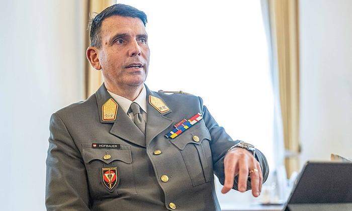 Heeres-Planungschef Generalmajor Bruno Hofbauer