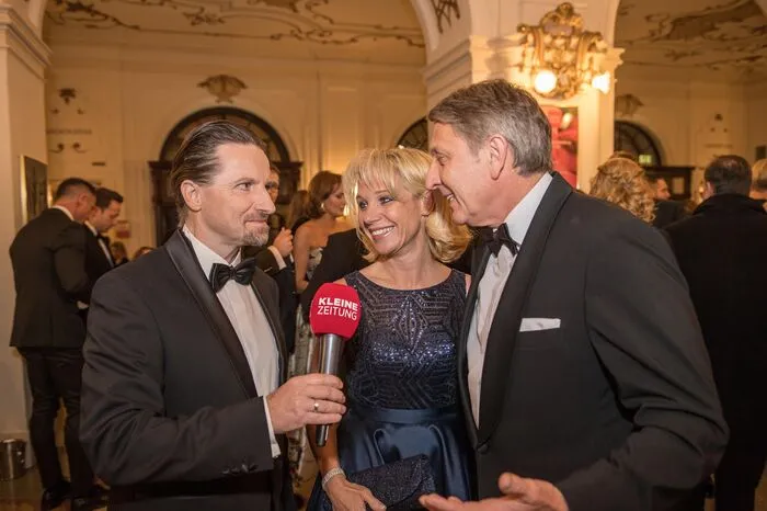 Wirtschaftskammer-Präsident Josef Herk mit seiner Gattin Valentina.