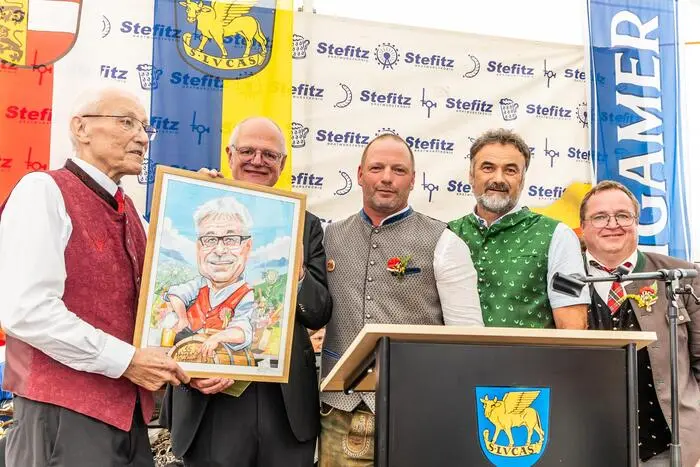 Hier bekam Stefan Visotschnig (links) im Vorjahr noch seine Ehrung, neben ihm Ottowitz und Wrießnig