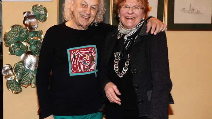 Am Foto von Links: David Friesen und Elisabeth Sickl.