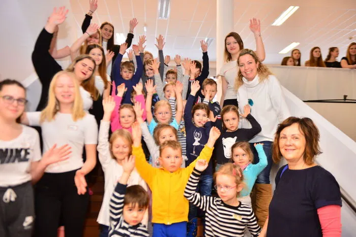 Auch der Kindergarten war gekommen.