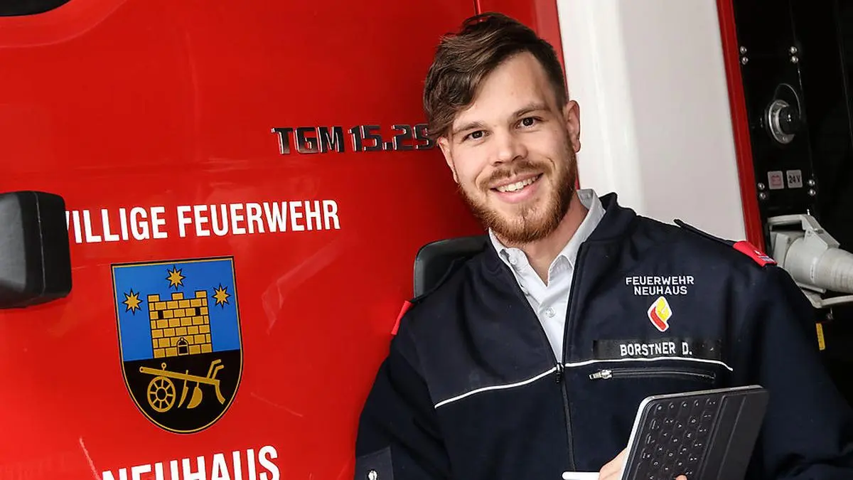 Daniel Martin Borstner ist Maschinist, Kraftfahrer und Atemschutzträger