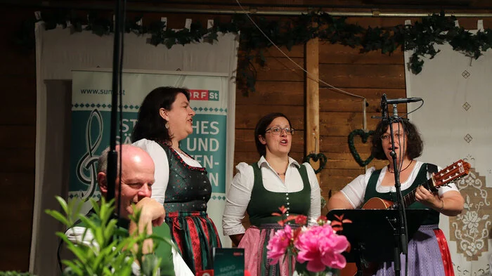 Der Rattener Dreigesang war diesmal auch Organisator des Musikantentreffens gemeinsam mit der Gemeinde Puch