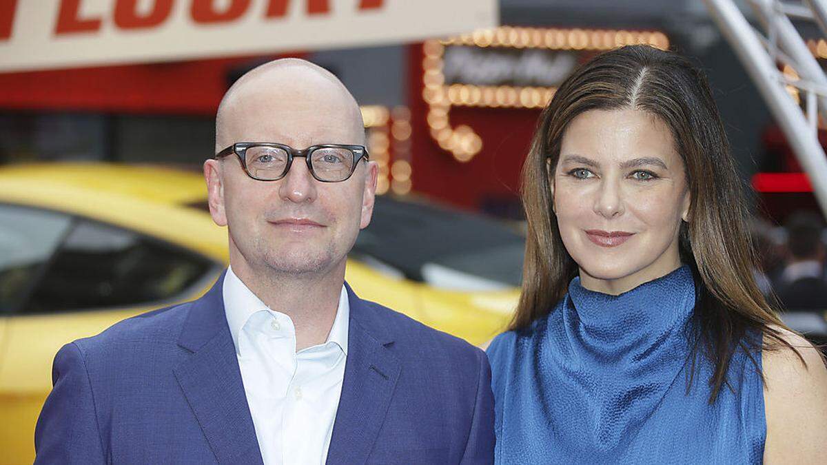 Steven Soderbergh mit Ehefrau Jules Asner