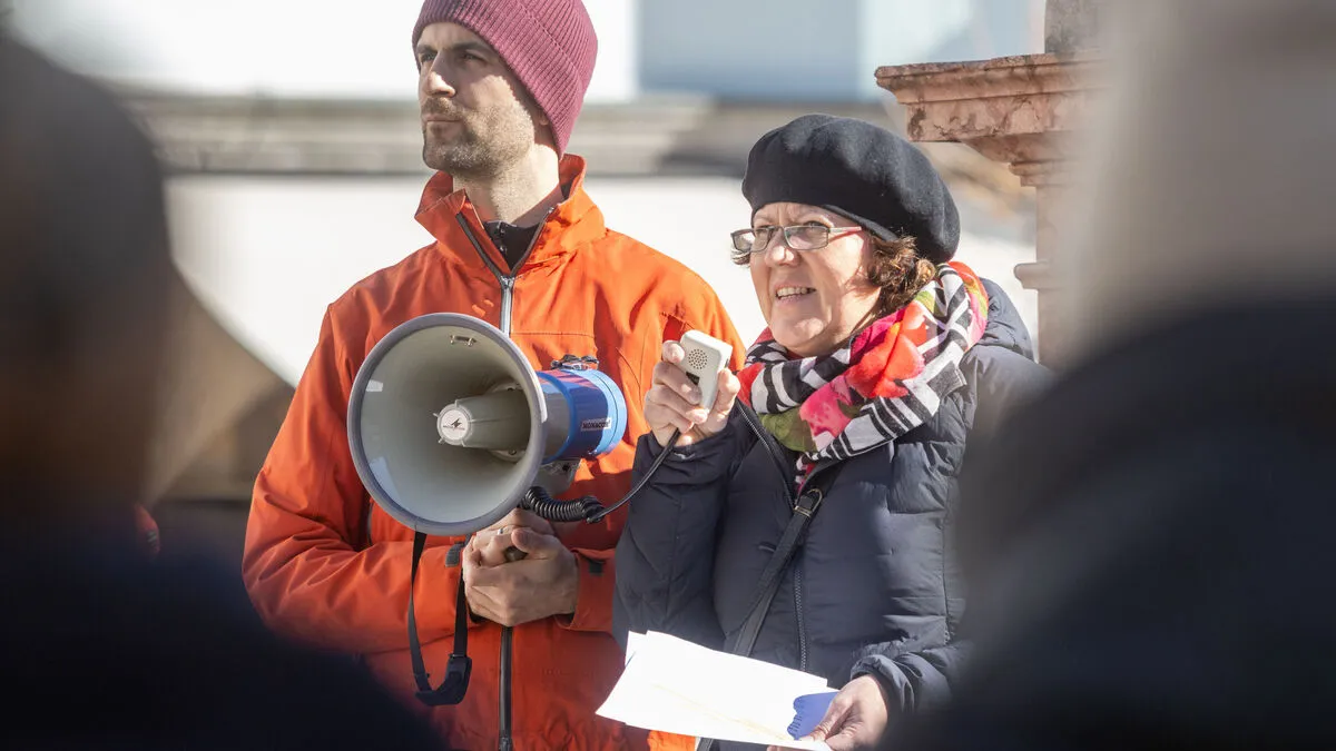 Das Führungsduo des Vereins richtete mahnende Worte an die Teilnehmer