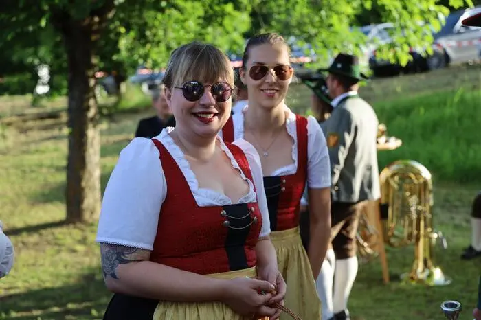 Beim gemütlichen Teil des Musikertreffens sorgten die „Weinberger Böhmischen“ für die Unterhaltung der Gäste