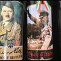 Flaschen mit Etiketten, auf denen Adolf Hitler und Benito Mussolini abgebildet sind, findet man oft in Auslagen in Geschäften in Jesolo