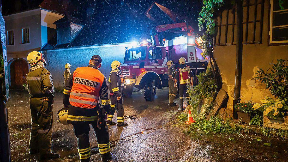 Auch Niederösterreich wurde erneut von einem schweren Unwetter getroffen.