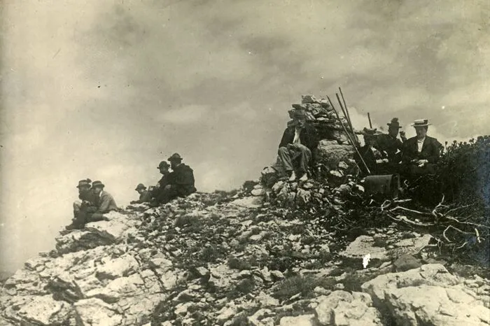 Die Fotos der Schau stammen aus dem Fundus der Sektion und ihrer Mitglieder. Hier ein Bild von der Kasbergspitze.