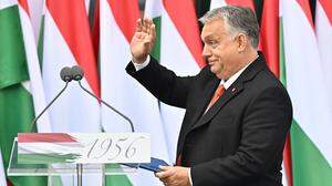 Ungarns Ministerpräsident Viktor Orbán am heutigen Nationalfeiertag