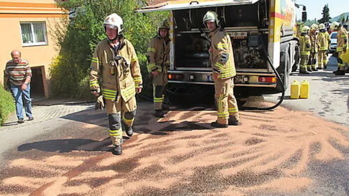 500 Liter Heizöl ausgeflossen