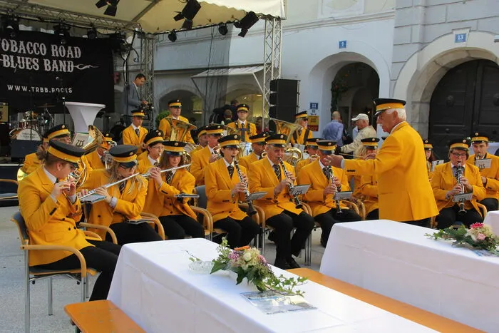 Die Stadtkapelle Wolfsberg lud zum Platzkonzert.