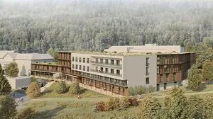 So soll der Gebäudekomplex in Waiern aussehen