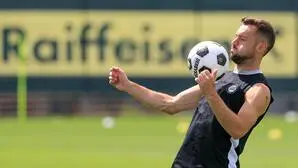  Jürgen Heil bei Sturm-Training