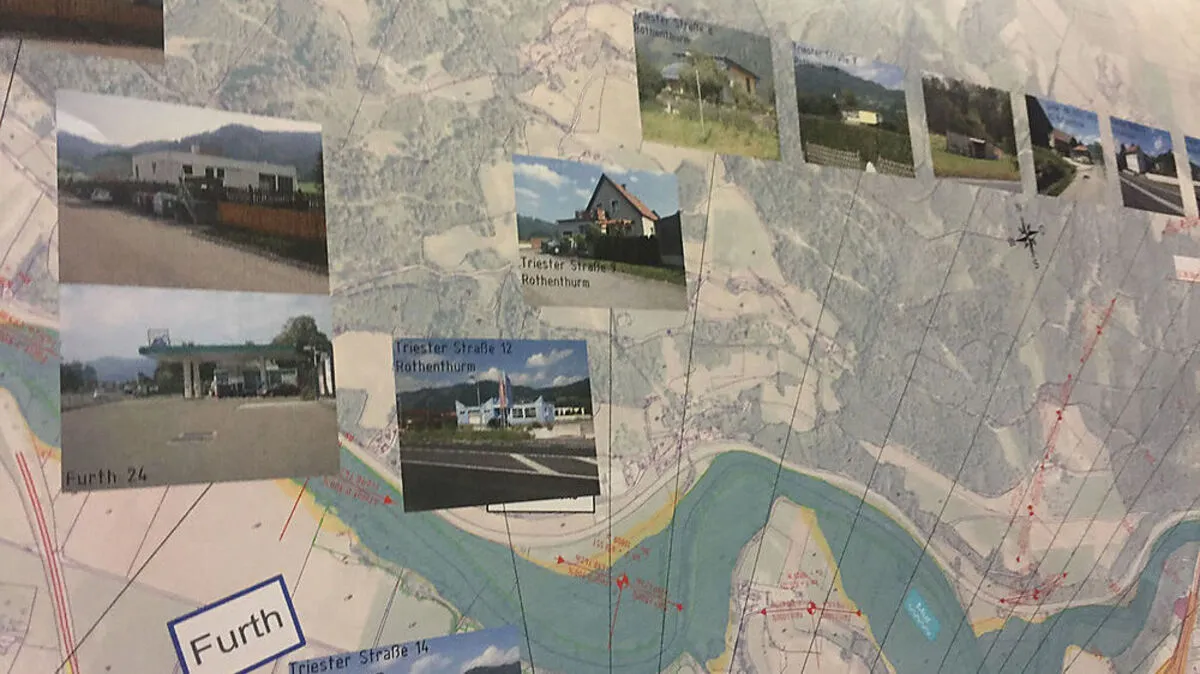 Mit diesen Plänen wurden die Betroffenen erstmals über den möglichen Abriss ihres Hauses informiert