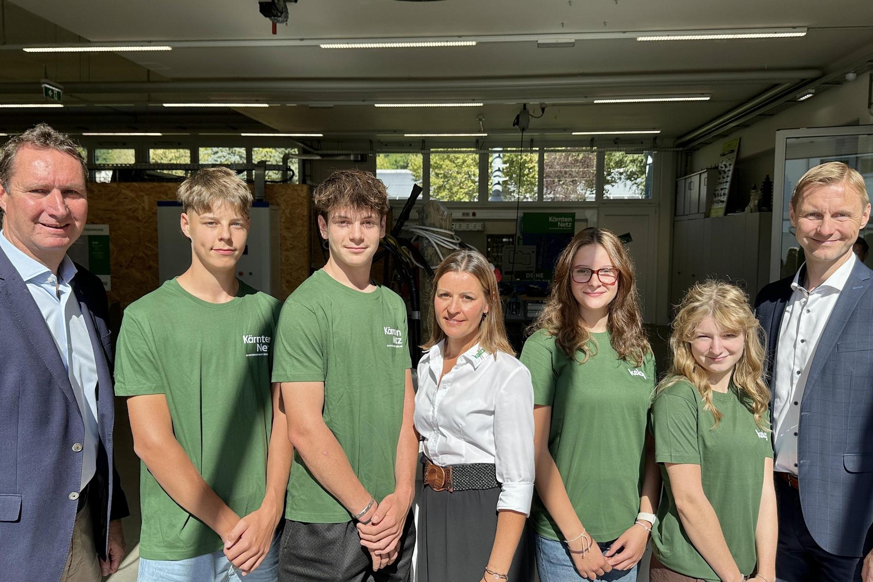 Lehrbeginn: 35 junge Kärntnerinnen und Kärntner gehen in die Technik