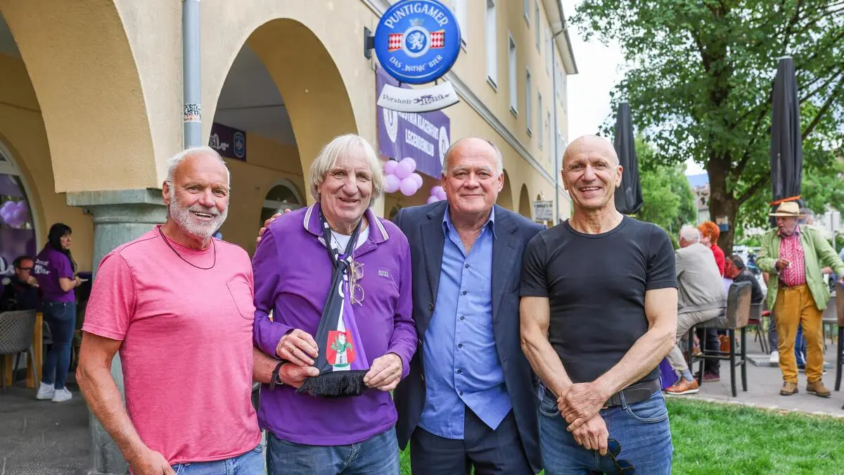 Walter Schoppitsch, Helmut König, Egon Katnik und Ewald Türmer