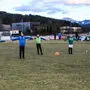 Die U9-Mannschaft des SVG Bleiburg mit Trainer Gerfried Duller