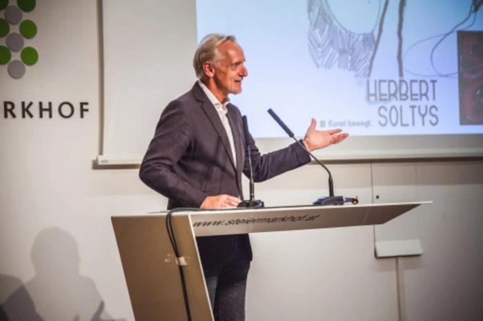 Zur Eröffnung sprachen der Grazer Kulturstadtrat Günter Riegler...