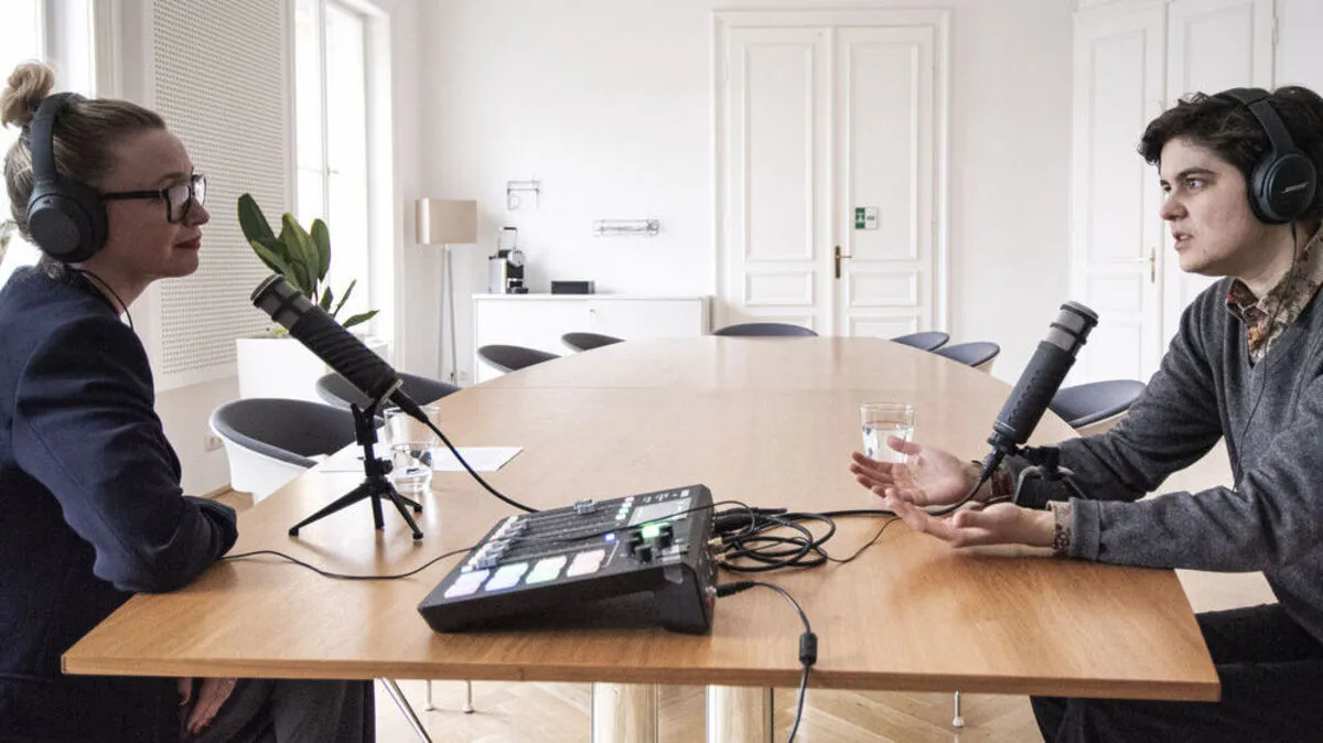 Millionenerbin Marlene Engelhorn im Podcast-Gespräch mit Barbara Haas 