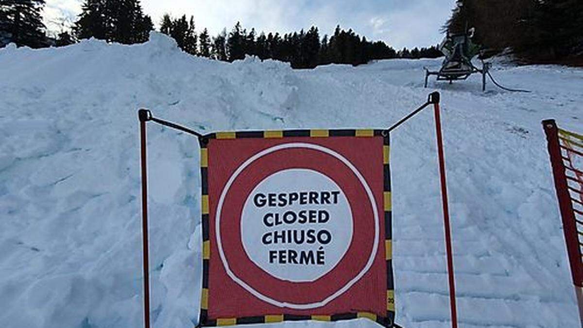 Die Sternalm-Abfahrt geht erst am Freitag in Betrieb