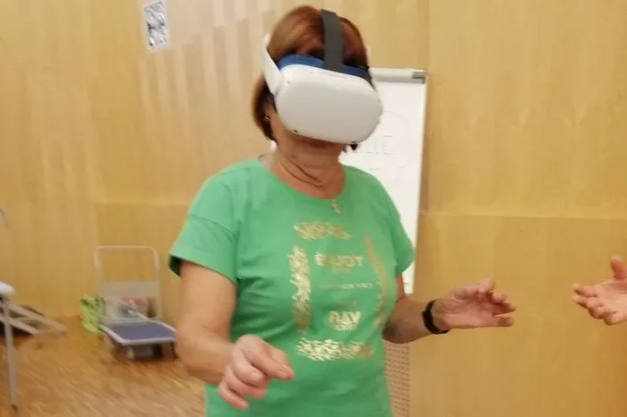 Die VR-Brillen halfen dabei Erfahrungswerte zu vermitteln