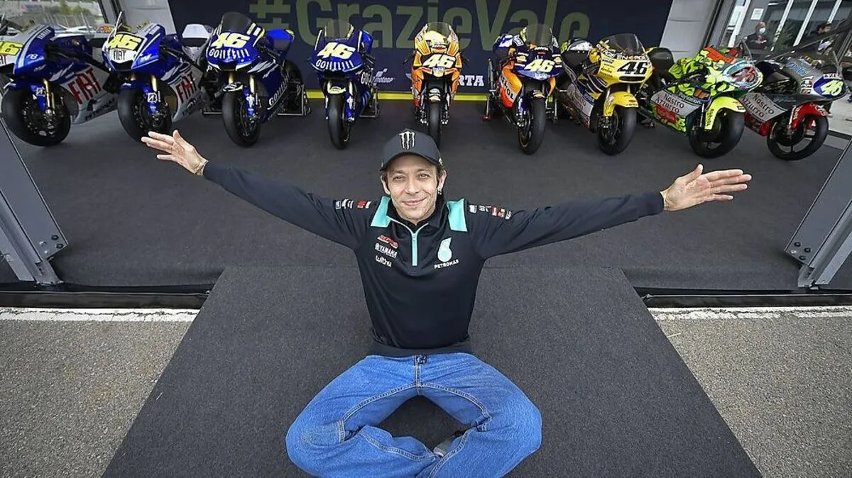 Valentino Rossi und seine WM-Maschinen