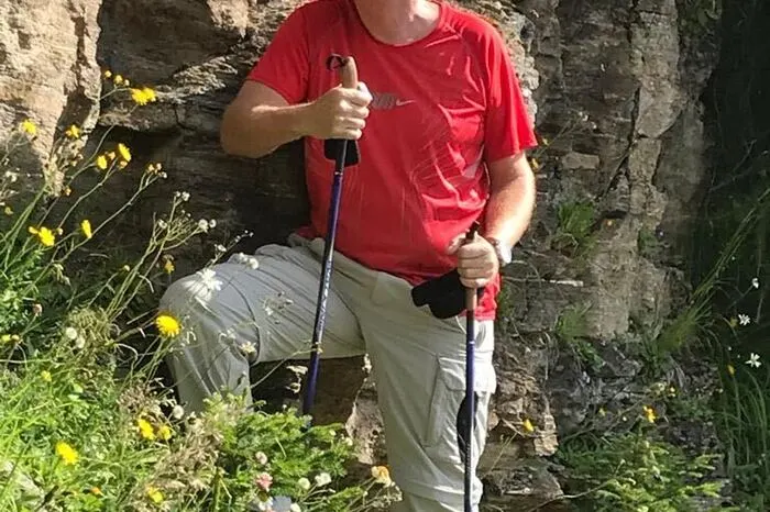 Vize-LH Anton Lang beim Wandern in den Niederen Tauern.