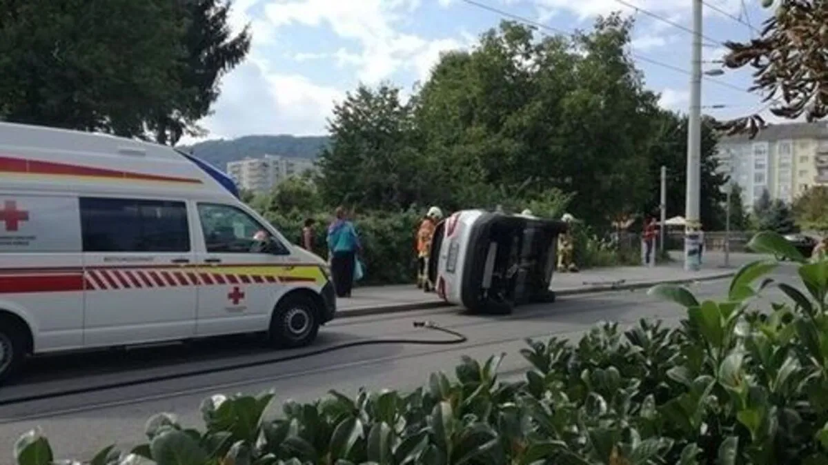 Auto überschlug sich