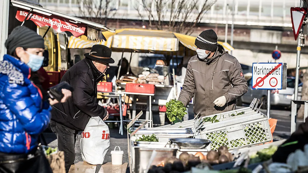 Am Wochenmarkt herrscht Hochsaison
