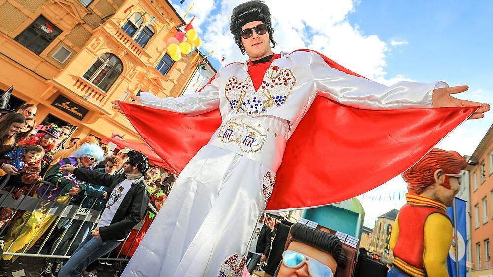 Elvis rockte die Villacher Innenstadt