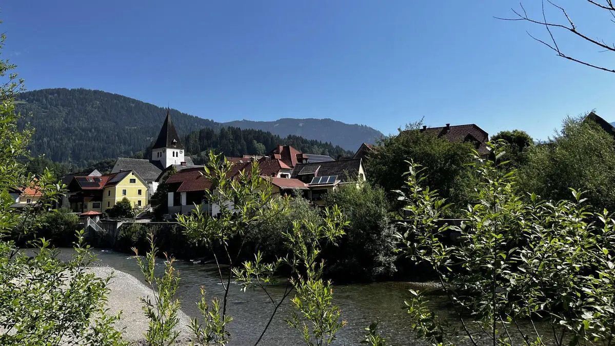 Ortsbild von Niederwölz 