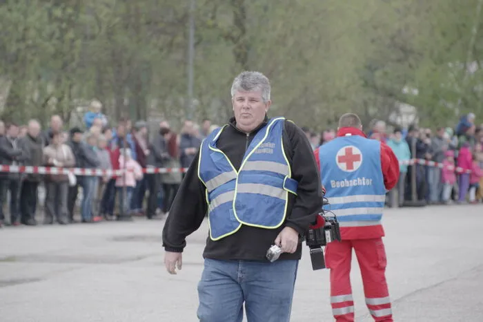 Feuerwehr-Kameramann Roland Theny darf bei so einem Ereignis nicht fehlen