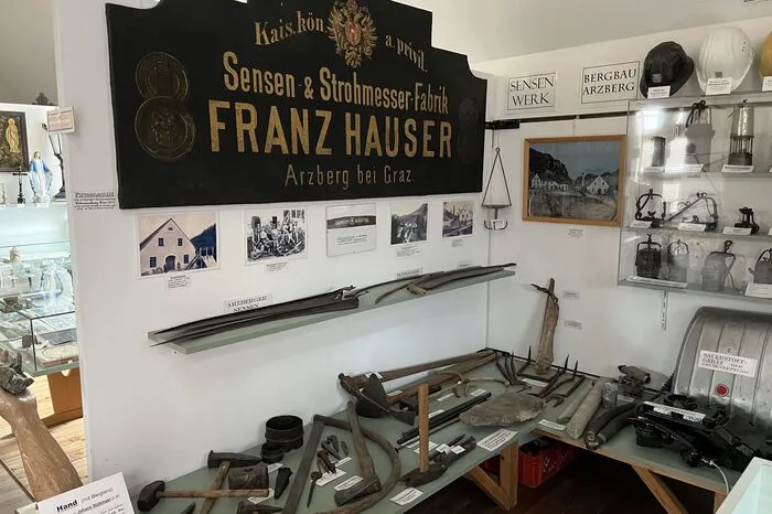 Im Museum sieht man zahlreiche Exponate aus der Bergbaugeschichte