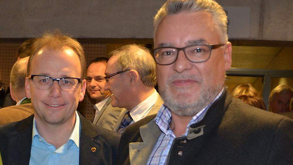 Politiker ohne Glacehandschuhe: Martin Mayerl und Josef Schett 