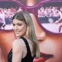Professional tennis player Eugenie Bouchard poses at the premiere of the film "Challengers" at the Regency Village Theatre, Tuesday, April 16, 2024, in Los Angeles. (AP Photo/Chris Pizzello)
