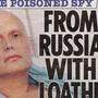 Die "Daily Mail" titelt in Anspielung auf einen Bond-Film: From Russia with Loathe (Hass) - statt Love 