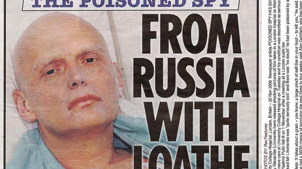 Die "Daily Mail" titelt in Anspielung auf einen Bond-Film: From Russia with Loathe (Hass) - statt Love 