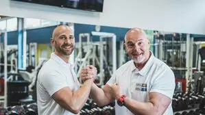 Erich Sorger (rechts) mit seinem Sohn Sebastian Sorger (links)