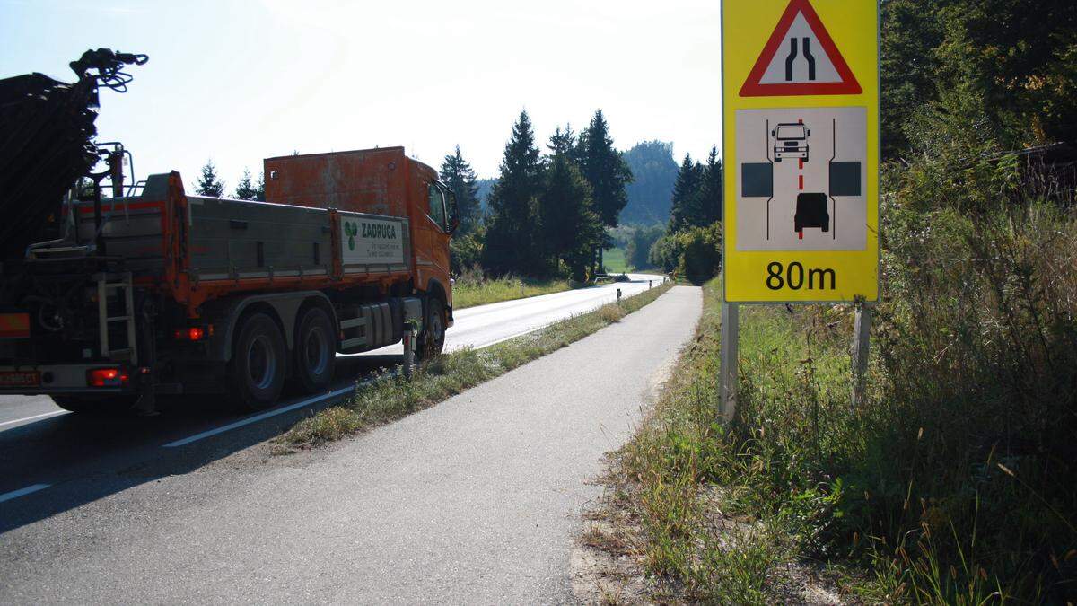 Die Tiefenbach-Brücke ist ein Nadelöhr entlang der B 80