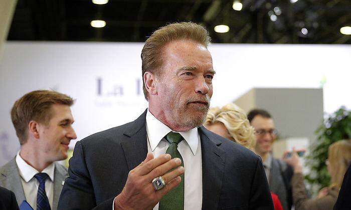 Überraschungsgast Arnold Schwarzenegger 