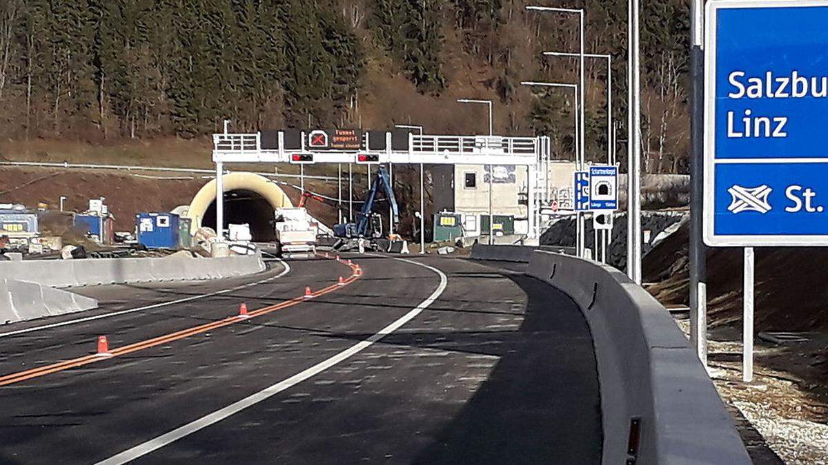 Schartnerkogeltunnel: Baustelle erreicht zweite Phase